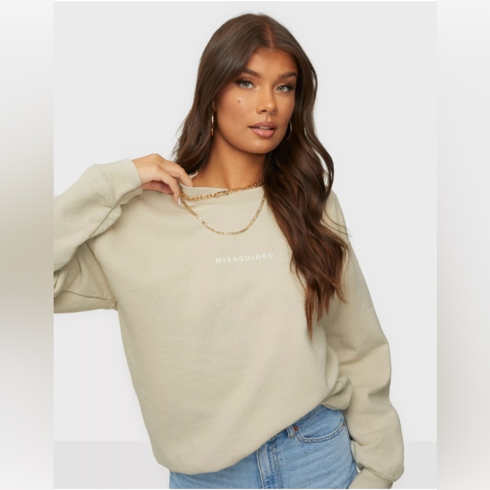 Missguided Basic Mg Sweat Oversized Sweatshirt L … - image 4